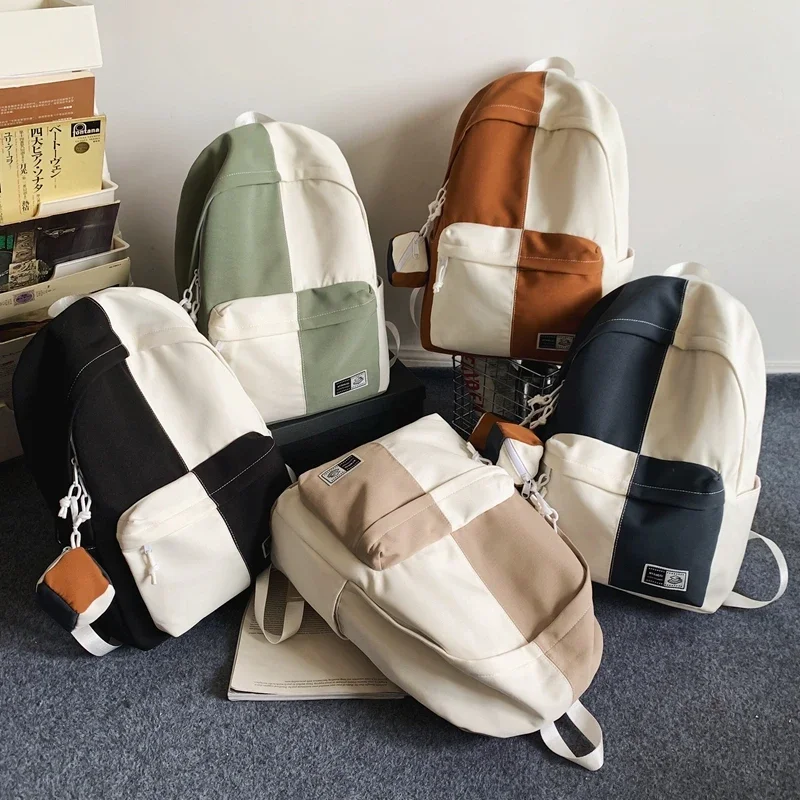 Nuovo zaino per studenti Borse da scuola grandi per ragazza Ins Zaino in tela di moda Borsa da viaggio per studenti impermeabile Mochilas Escolares