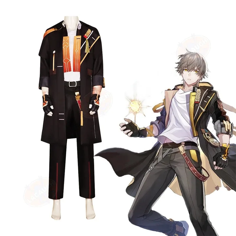 

Новый 2025 главный герой трейл-блейзер косплей игра Honkai Star Rail костюм парики аниме мужская униформа костюм Хэллоуин вечерние маскарад ❤ ❤ dd