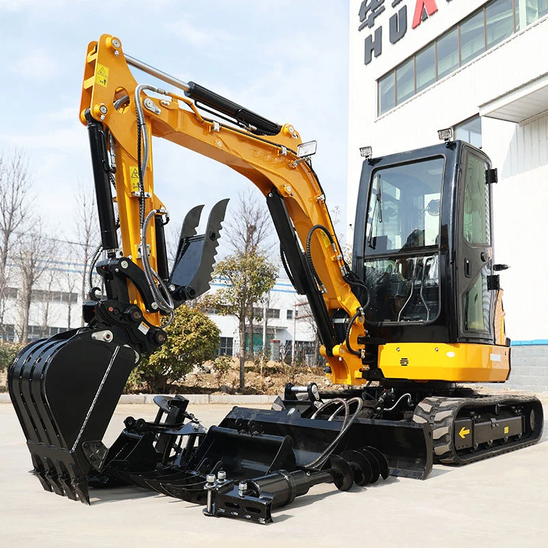 Farm Special 2.9 Ton Mini Excavator Multi-Attachment Compact Digging Machine