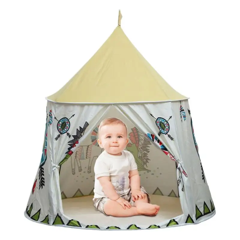 Infant Toddler Folding Tents Portable Castle Kids Play House Birthday Christmas Outdoor Camping Toys Gifts Room Decor