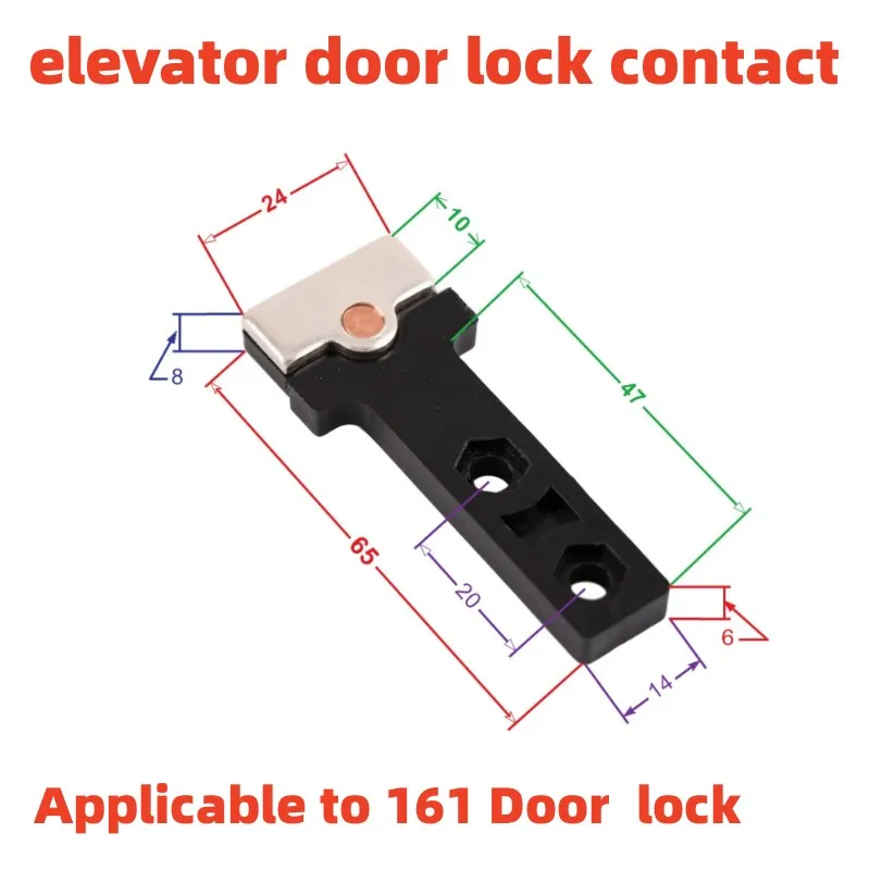 1pcs elevator door lock contact Applicable to Mitsubishi Elevator 161 door lock switch vice door lock switch