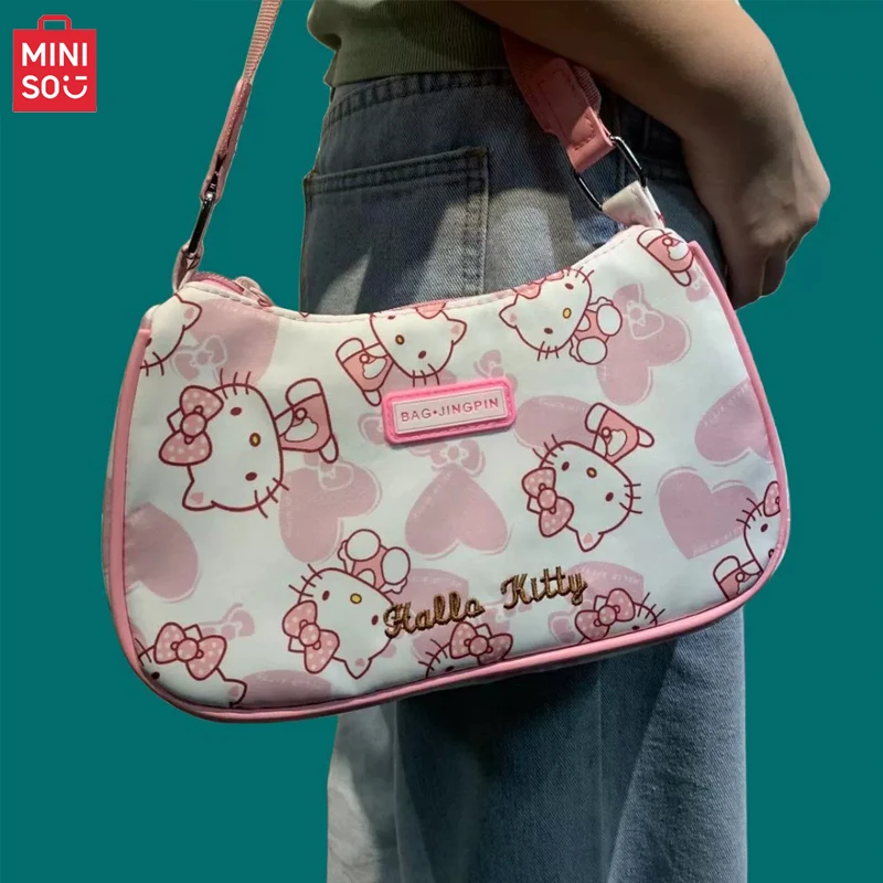 

MINISO Новый котенок кошка милая сумка подмышками рюкзак сумка сумка через плечо