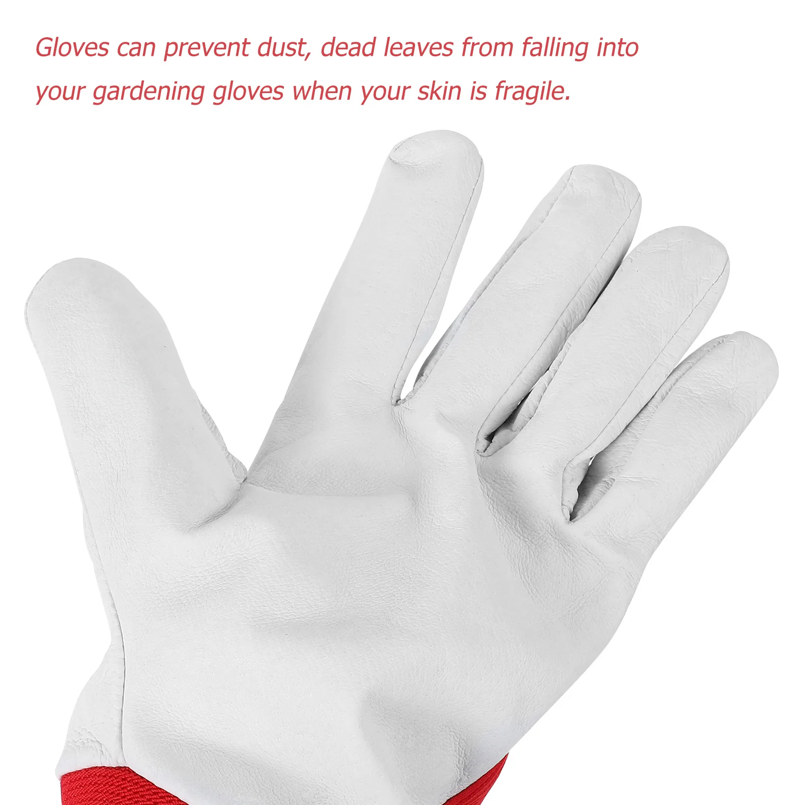 1 زوج ثقب برهان قفازات الحديقة الثقيلة سميكة واقية البستنة قفازات العمل لتقليم زراعة إزالة الأعشاب الضارة مهام ساحة