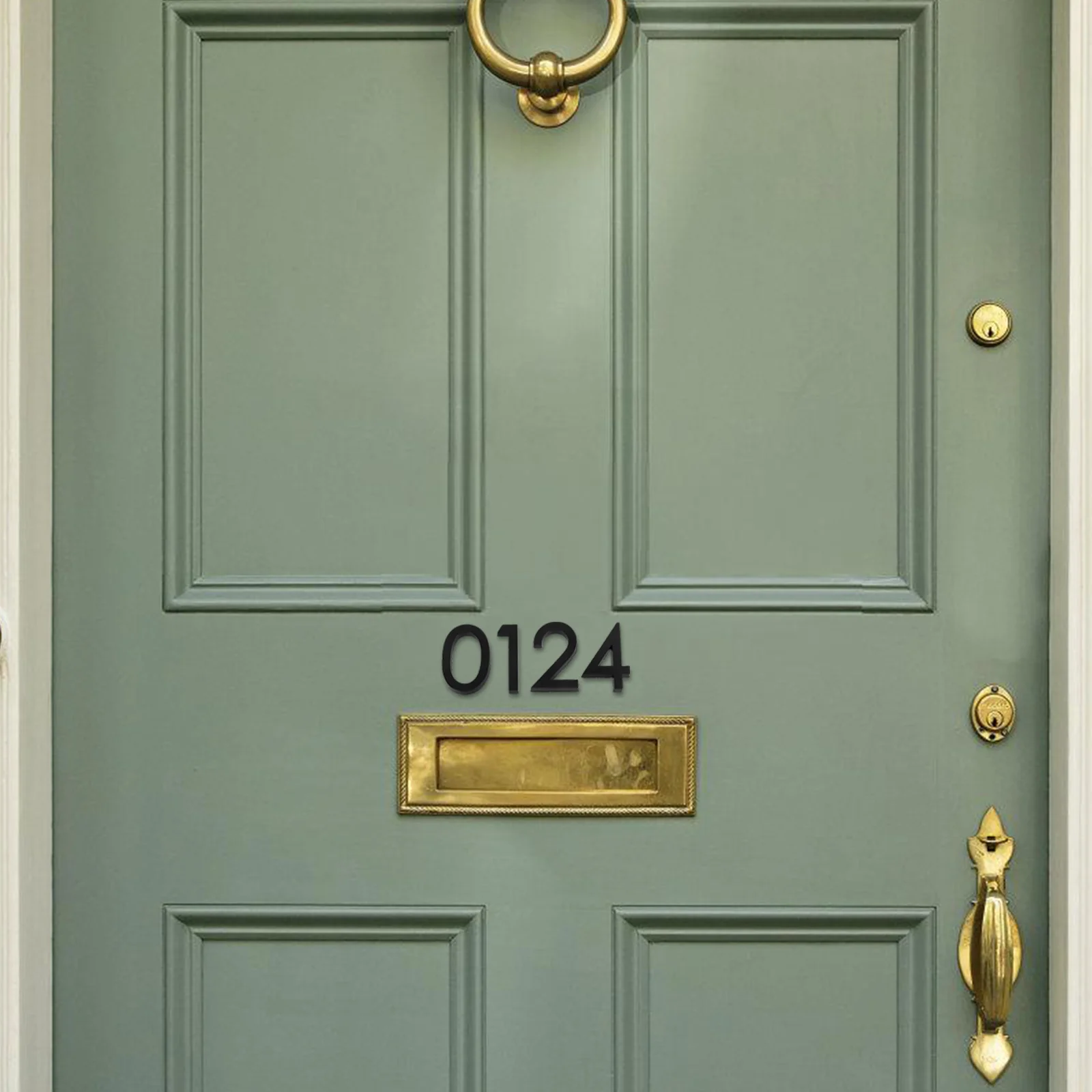 

10pcs 3D Door Numbers Adhesive Resin Mailbox Waterproof for Home Hotel Outdoor