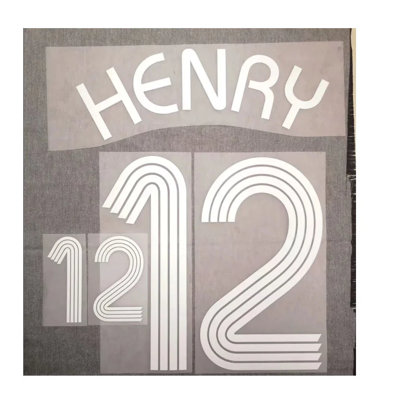 Customize Nameset 2002 2006 2008 Printing DIY CUSTOMIZE NAME NUMBER Heat Transfer Soccer Patch Badge