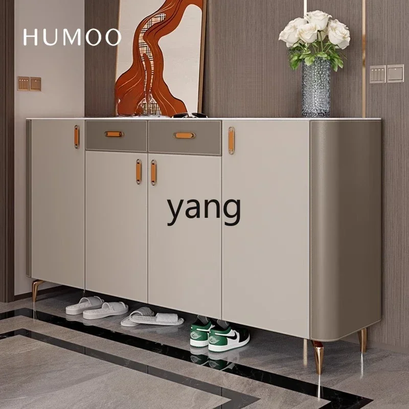 CX Modern Home Entry Foyer Cabinet Multifunctional Entrance Cabinet Solid Wood Locker