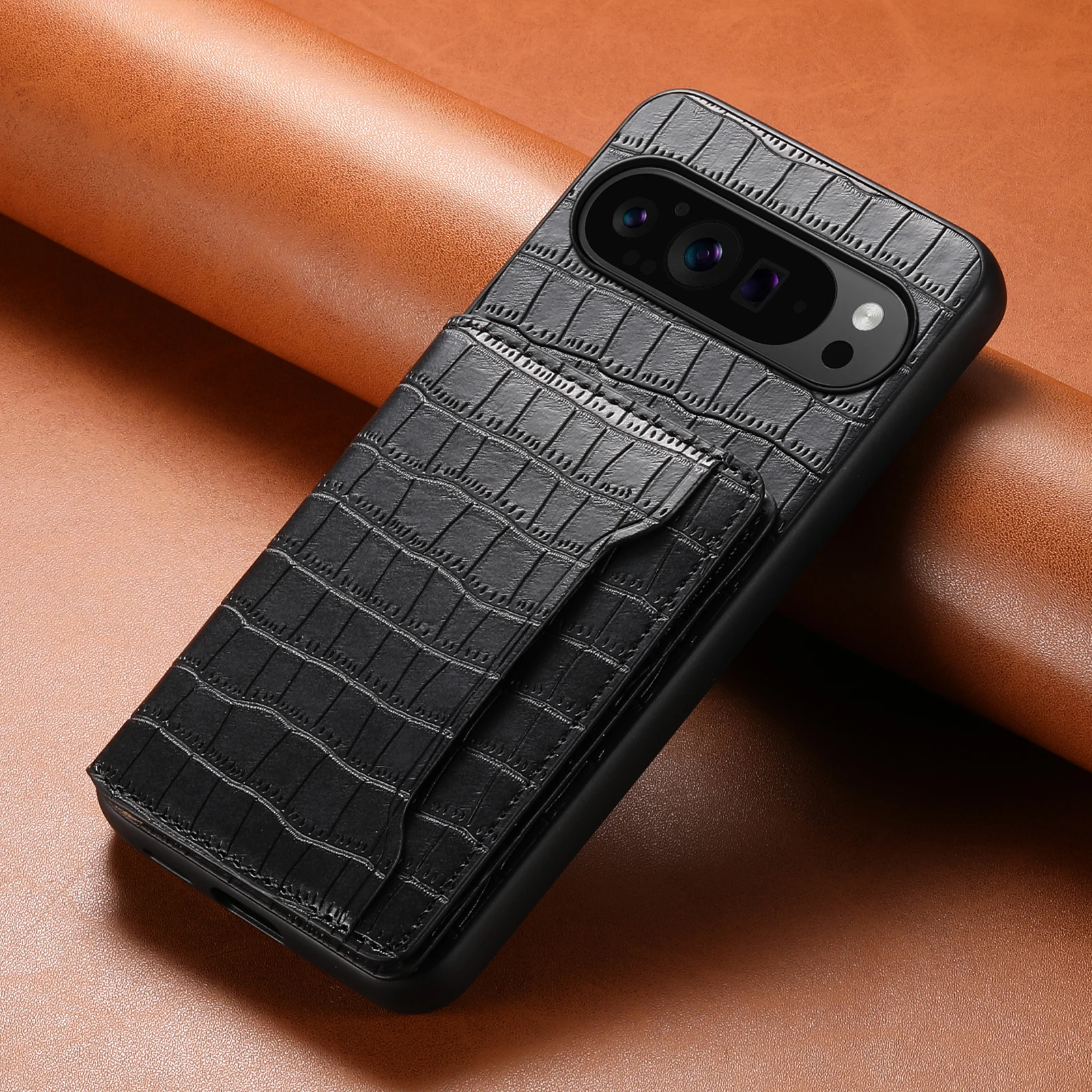 

Luxury Crocodile Pattern Wallet Case for Google Pixel 9 10 Pro XL 8a 7 6 2 Slot Card Stand Leather Bumper Shield Funda