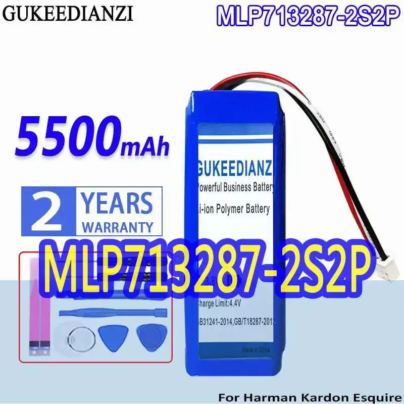 

For Harman Kardon Esquire Bluetooth Speaker MLP713287-2S2P HK12 5500Mah Reliable Power Supply Battery