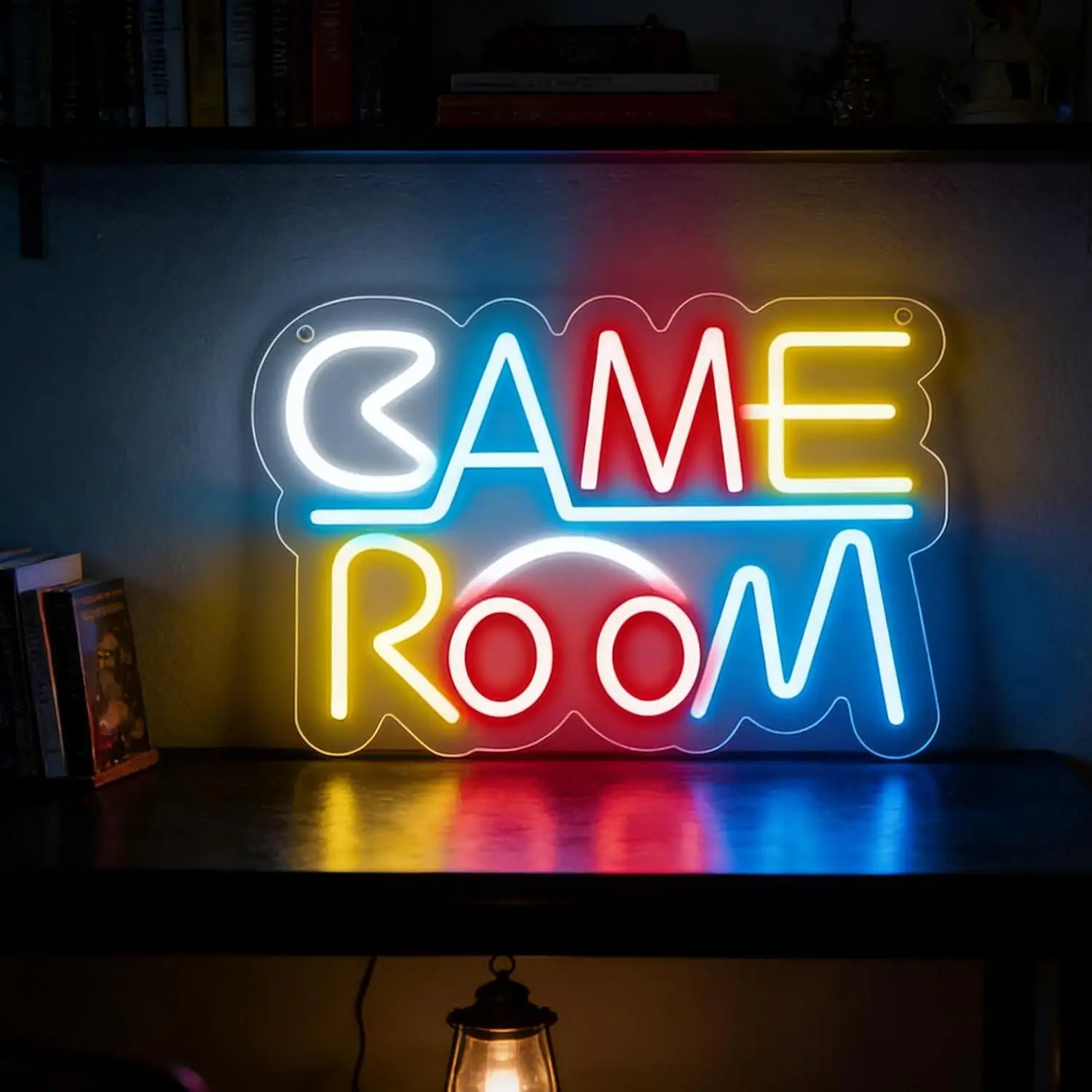 Game Room Neon Sign USB Dimmable LED Light For Gaming Bedroom Game Zone Teen Boys Room Home Entertainment Wall Decor Night Light