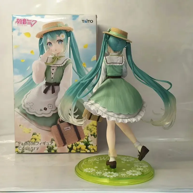 Neue 18CM Hatsune Miku Fashion Figure Country Ver. PVC Anime Actionfiguren Modellsammlung Spielzeug