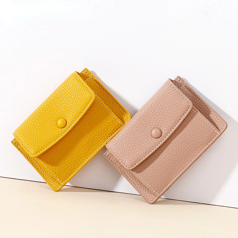 Envelope Women Card Holders Brand Business ID Credit Card Case Holder Female Soft Leather Mini Wallet Coin Cash Purse Ladies NEW