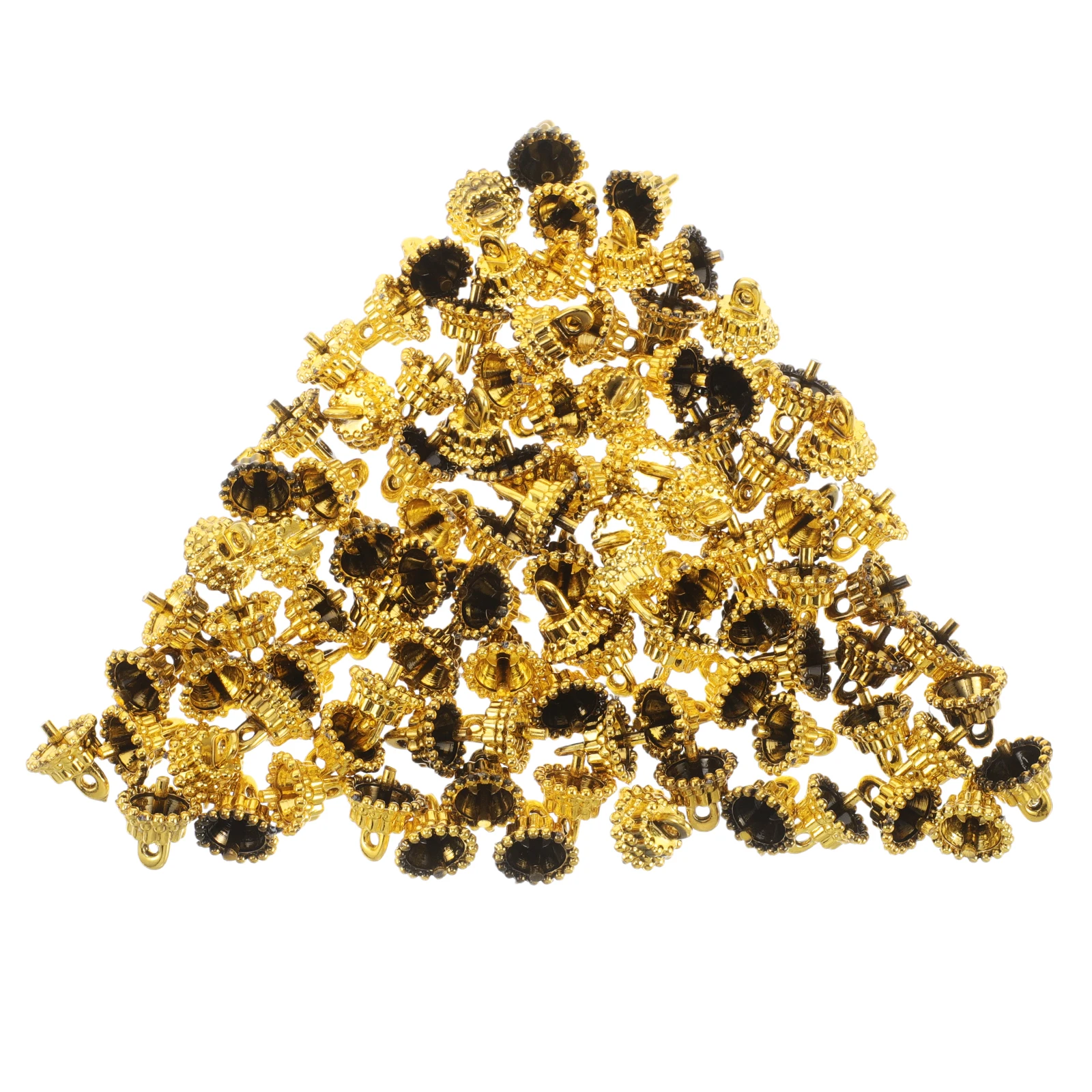 

100 Pcs Foam Decorative Hanging Head Christmas Tree Hanger Caps Ball Ornament Disco Ceramic Hangers