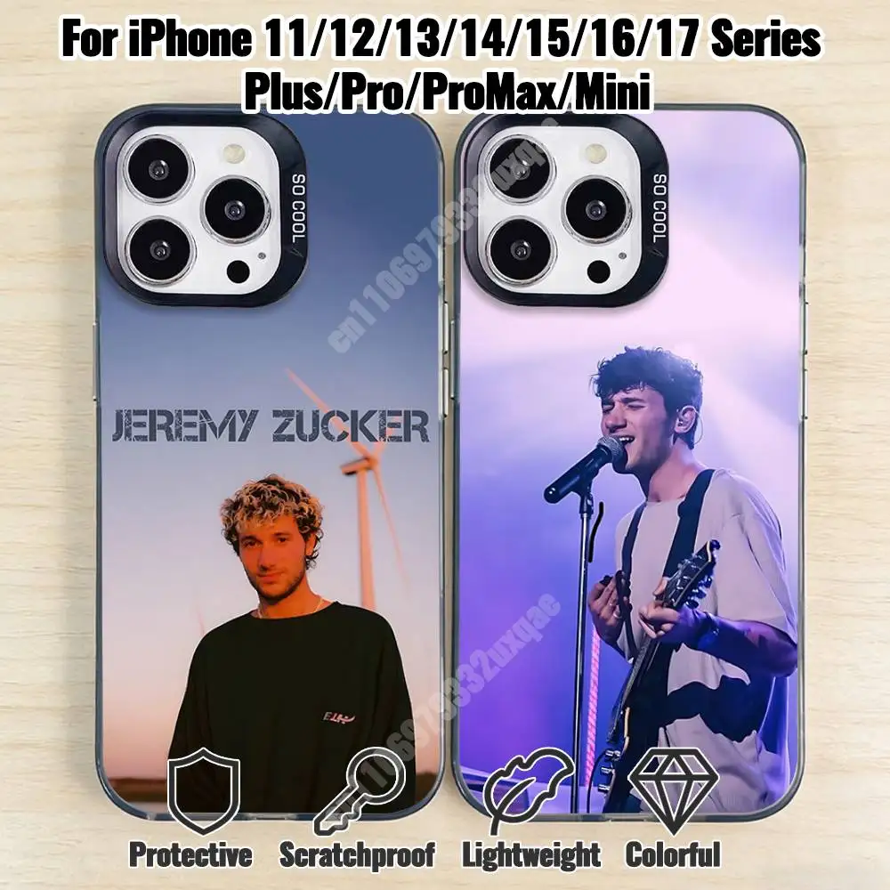 

J-Jeremy Zucker-S Garden State Phone Case for iPhone 17 16 15 Max Mini 14 13 Pro Plus 12 11 X XS Air IMD Cover