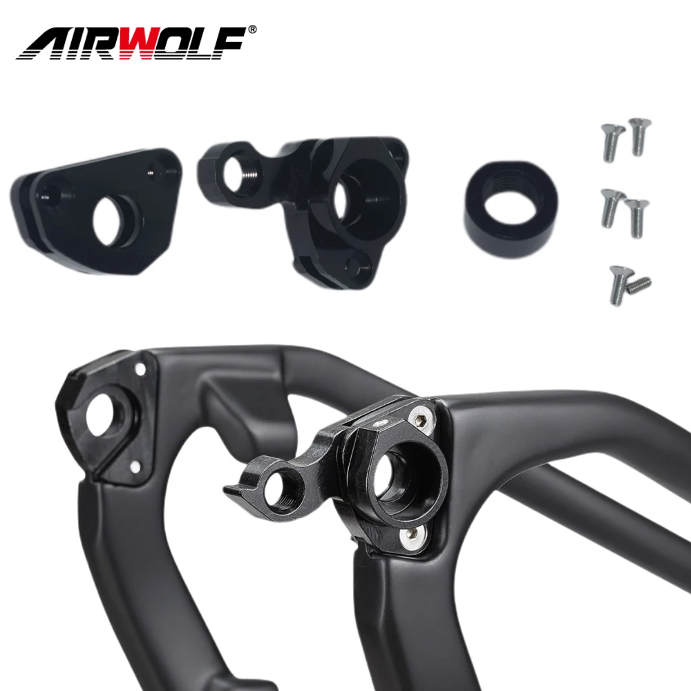 AIRWOLF MTB Road Bike Hanger Rear Derailleur Hangers 142x12 135x9 148x12 Quick Release Bicycle Hook Gravel Bike Accessories