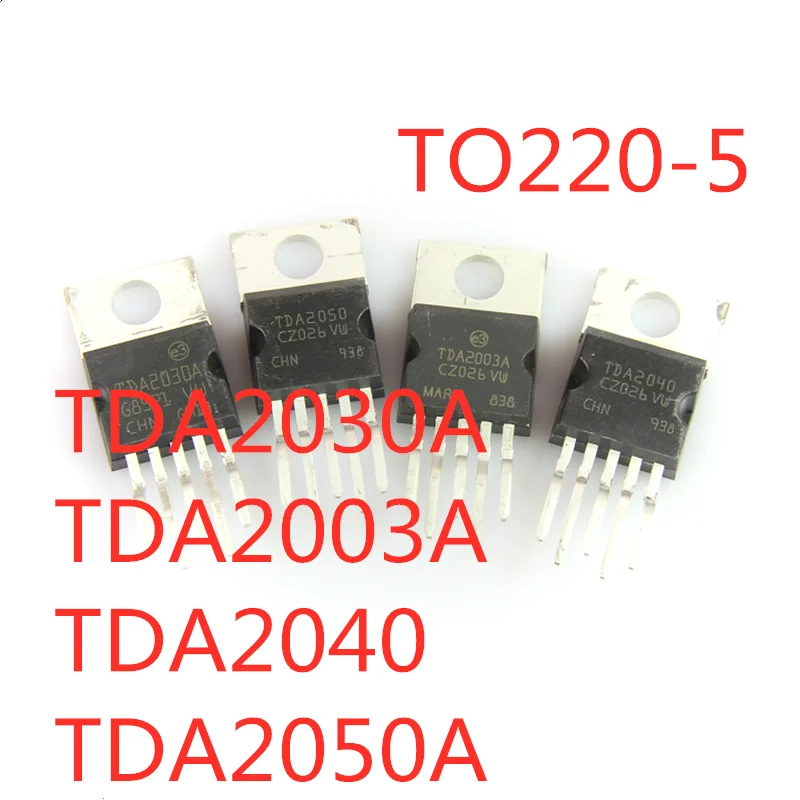 5PCS/LOT TDA2030A TDA2030 TDA2003A TDA2003 TDA2040A TDA2040 TDA2050A TDA2050 TO-220-5 Audio amplifier integrated NEW  In Stock