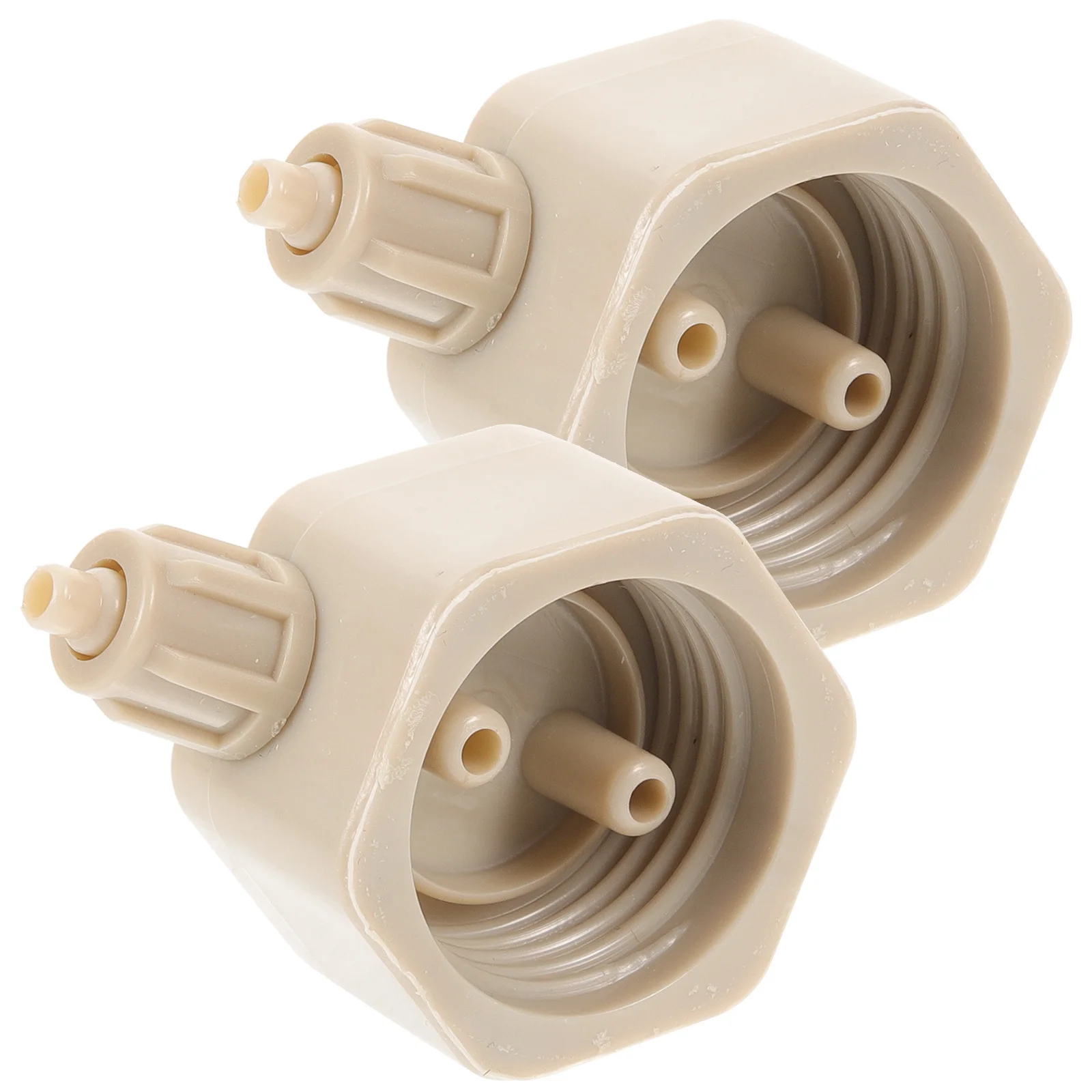 

2Pcs Quick Screw Co2 Bottle Caps Plastic Lightweight Portable Aquarium Supplies DIY Co2 Generator Cap Aquarium Air Stone