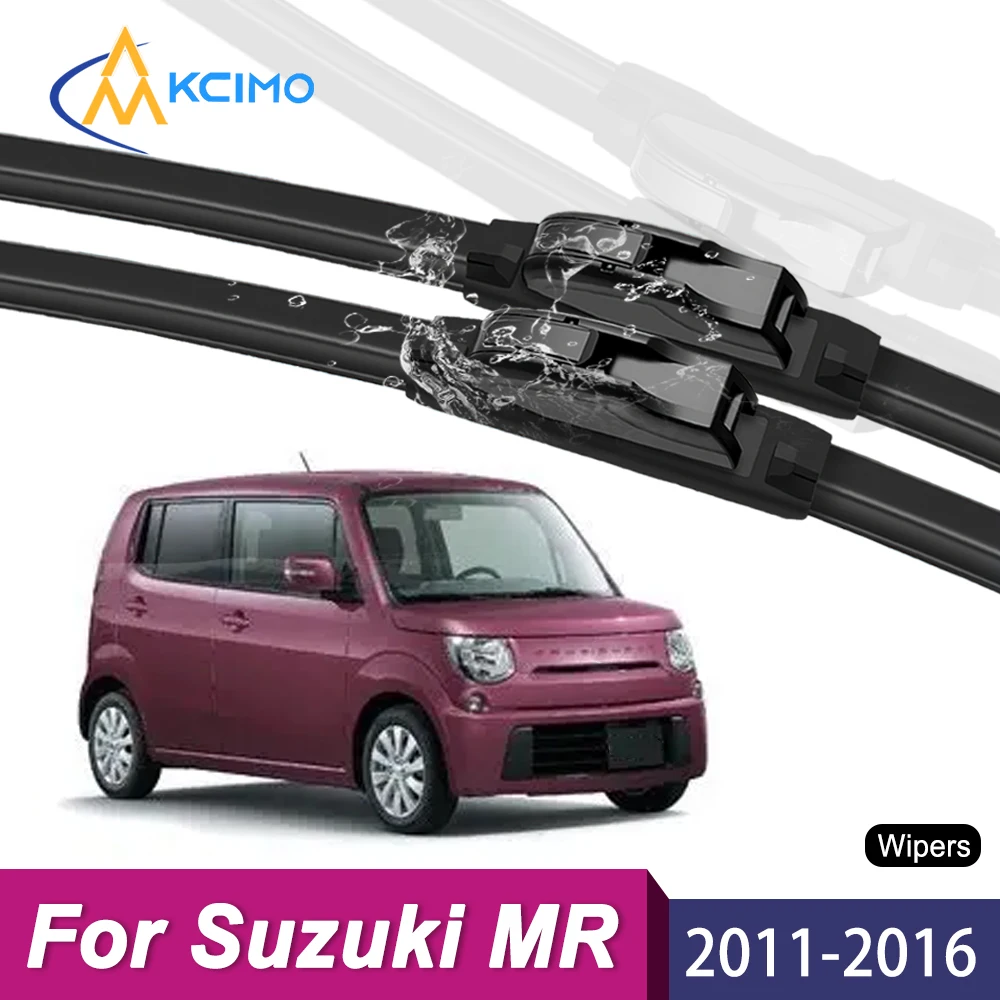 

Premium Hybrid Wiper Blades For Suzuki MR Wagon MF33S 2011-2016 Smooth Quiet Front Windshield Wiper Set