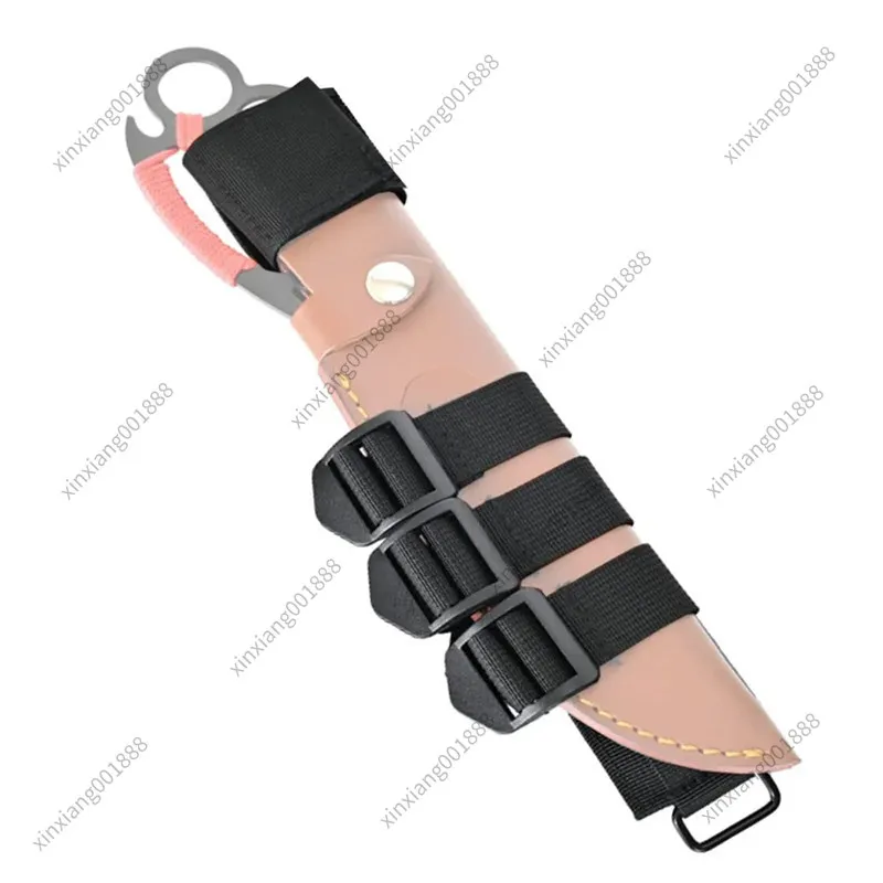 For MOLLE Strap Tool Holder Waist Pouch Flashlight Cover K-Sheath Binding Belt Backpack Outdoor Shovel Fixing Rope Accessories