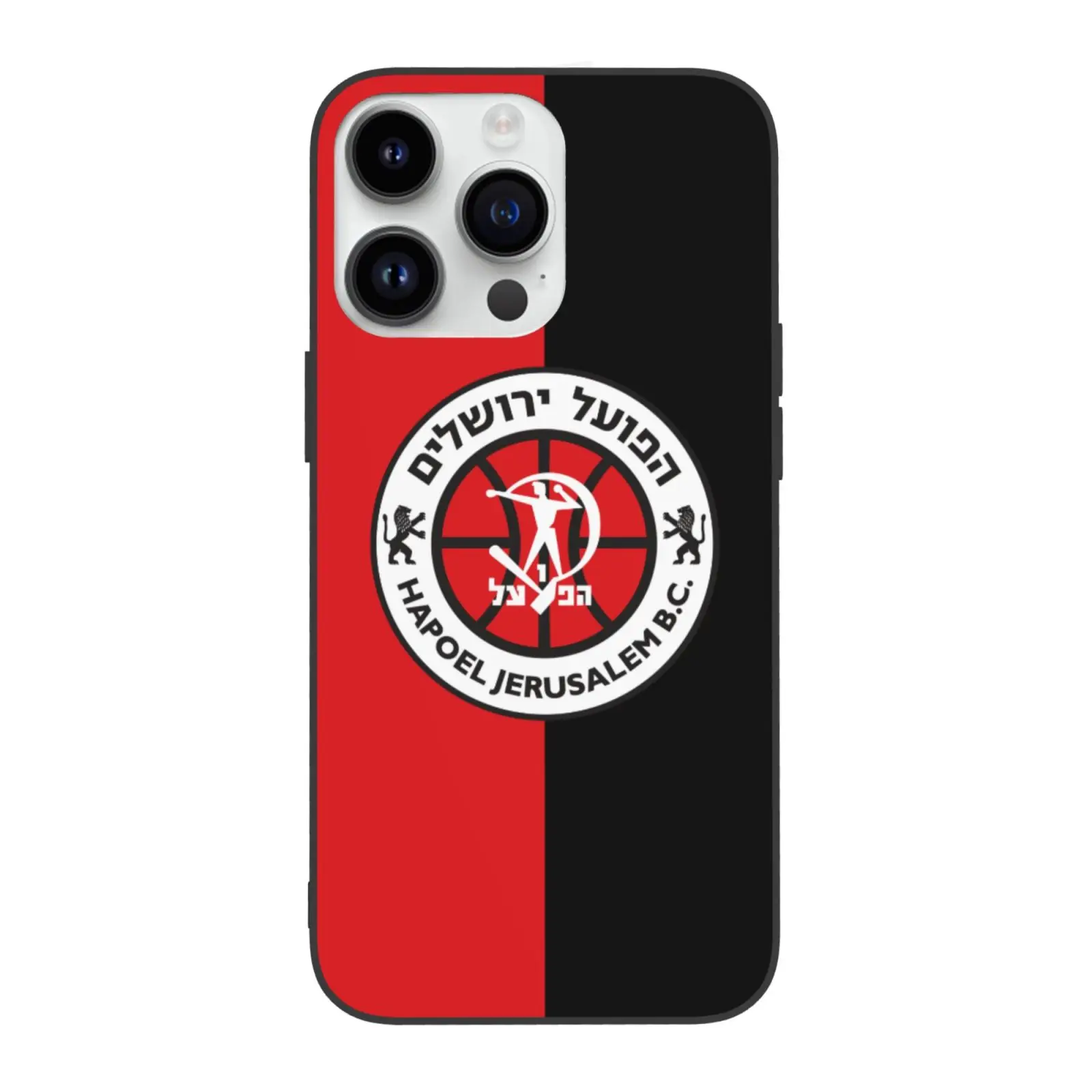 Hapoel Jerusalem Basketball Case for iPhone 15 14 11 Pro Max 13 12 Mini XR XS X 8 7 6 6S Plus Soft Silicone Shockproof Cover