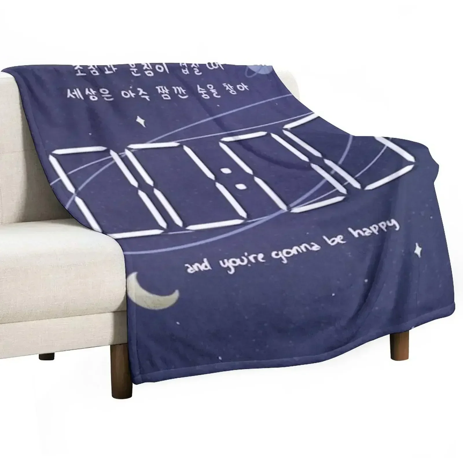 

zero o'clock Throw Blanket Thermal Sofa Throw Loose Vintage Blankets