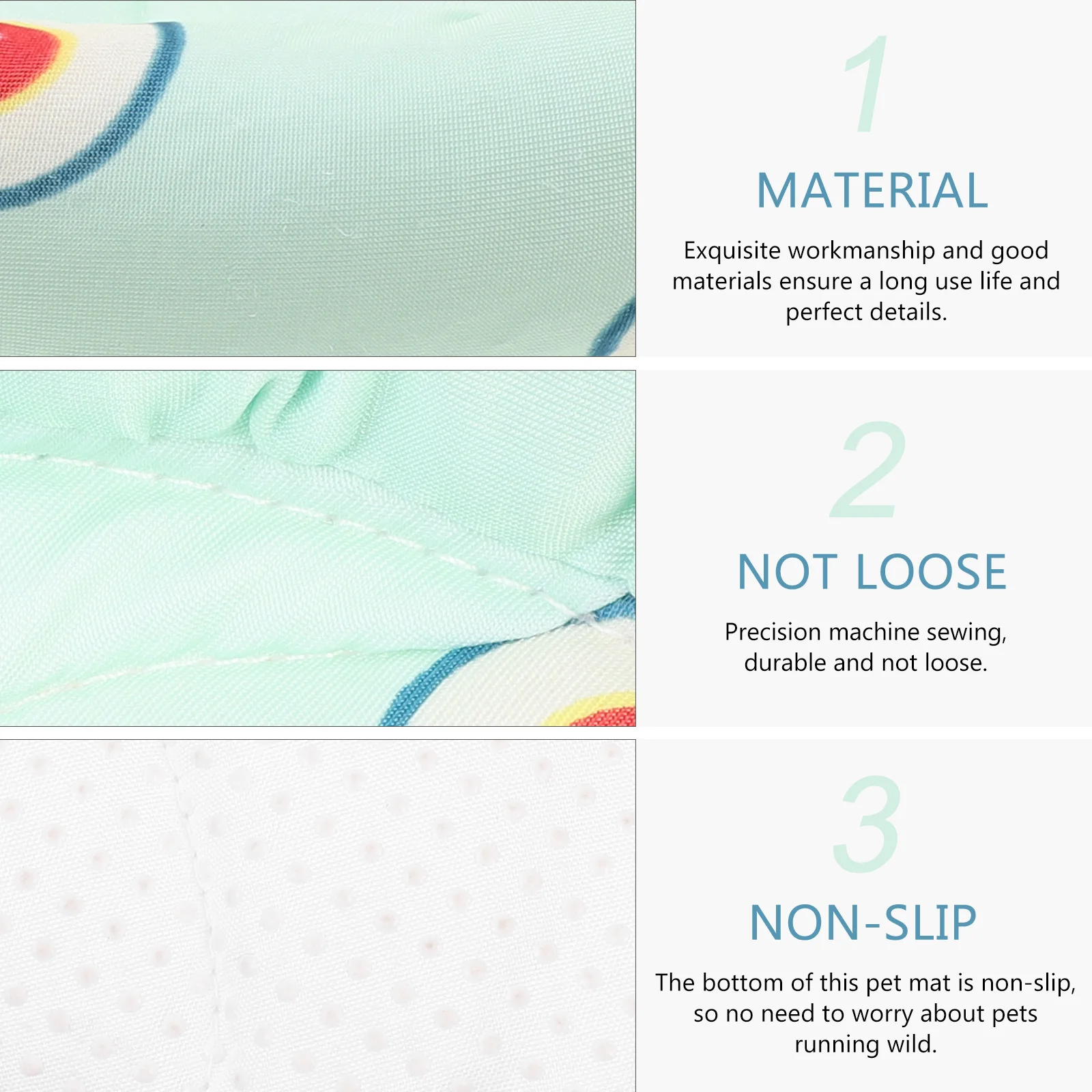 

2pcs Ice Silk Pet Cooling Cushion Summer Sleeping Mat Non-Slip Lightweight For Hamster Rabbit Small Pet Floor Pad Guineas Pig