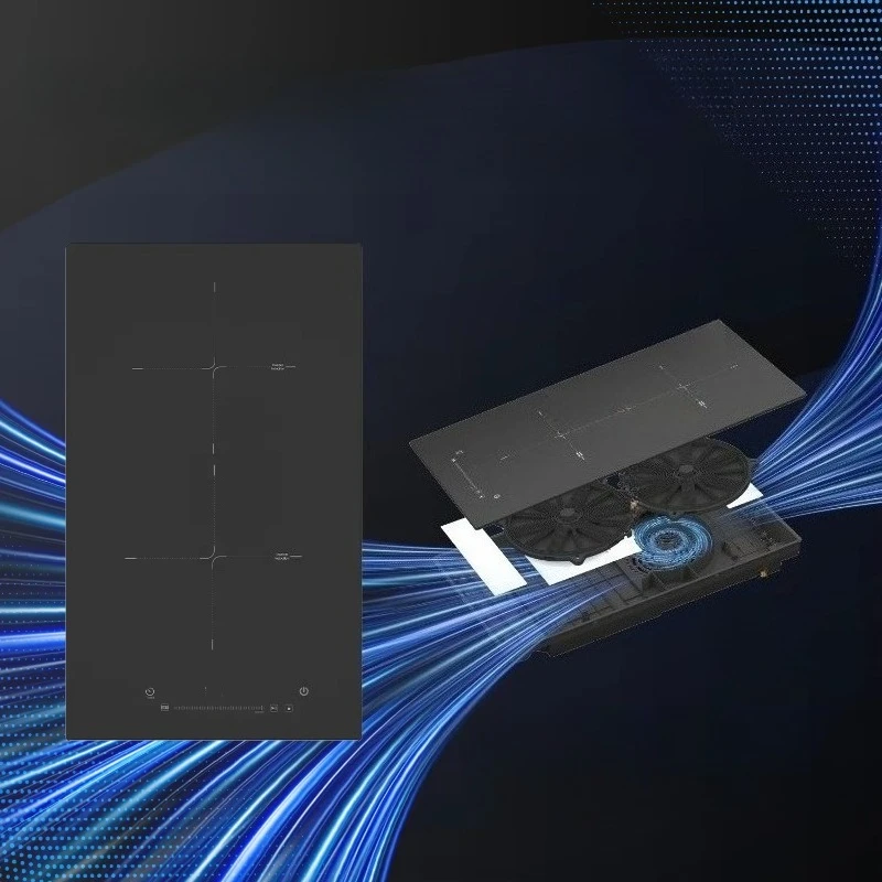 Space-Saving 3000W Domino Induction Cooktop, 30cm Built-In Hob for Modern Kitchens