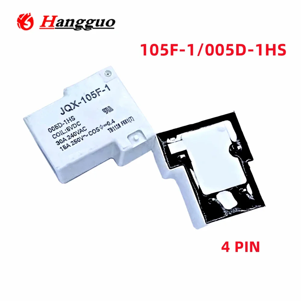 HG/  5PCS/Lot Original HF105F-1-JQX-105F-1-005 012 024D-1HS  Group 1 normally open 4-pin Relay