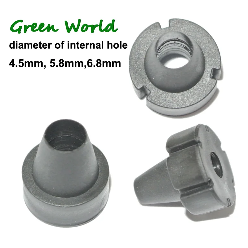 Green World 1pc/lot Nylon Muzzle Guard ,Guide Bore Protector,internal hole of 4.5mm, 5.8mm,6.8mm