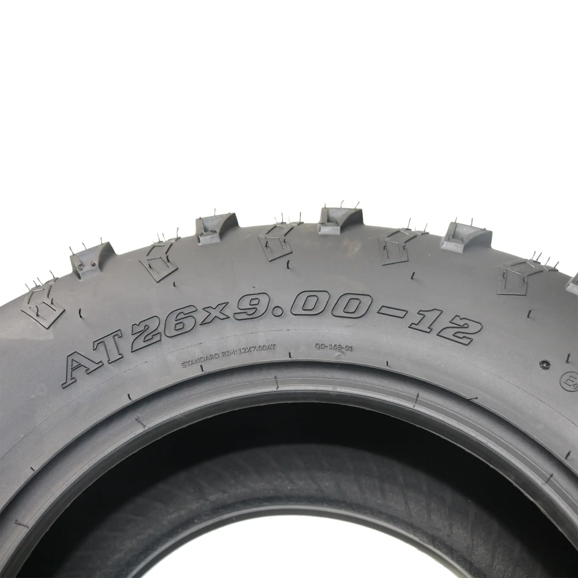 2-Pack ATV/UTV All-Terrain Tubeless Tires - Heavy-Duty Off-Road Traction, Multi-Size Set for Trail/Sand/Mud - Fits 4 Wheeler, Side by Side & Golf Cart - Specs: 22x10-10 / 26x10-12 6PR / 16x8-7 4PR