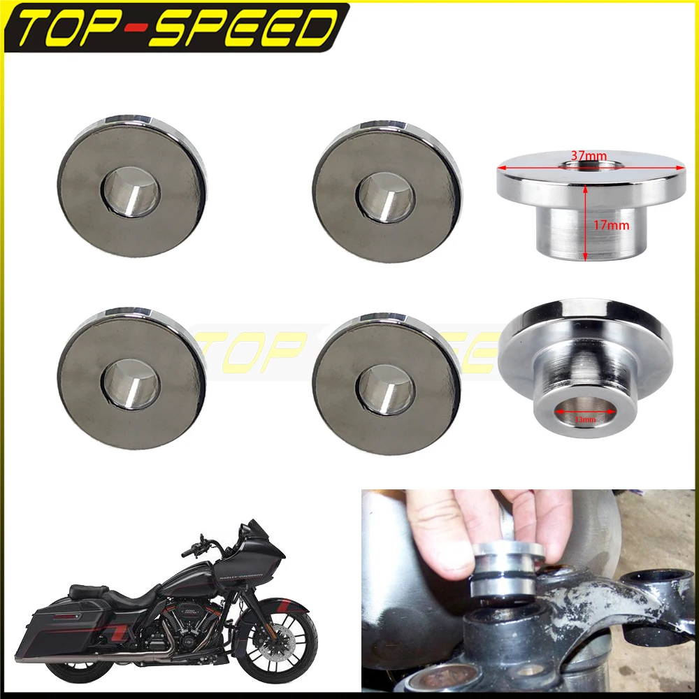 Motorcycle Solid Riser Bushings For Electra Glide FLHTCU Road Glide CVO/SE FLTRK Road King FLHR FLHRXS Street Glide 2018-2021