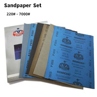 1PCS  MATADOR Wet/Dry Sandpaper Set 220 240 320 400 600 800  -7000Grit Abrasive For Car Metal Jade Ceramic Wood Polishing Tool