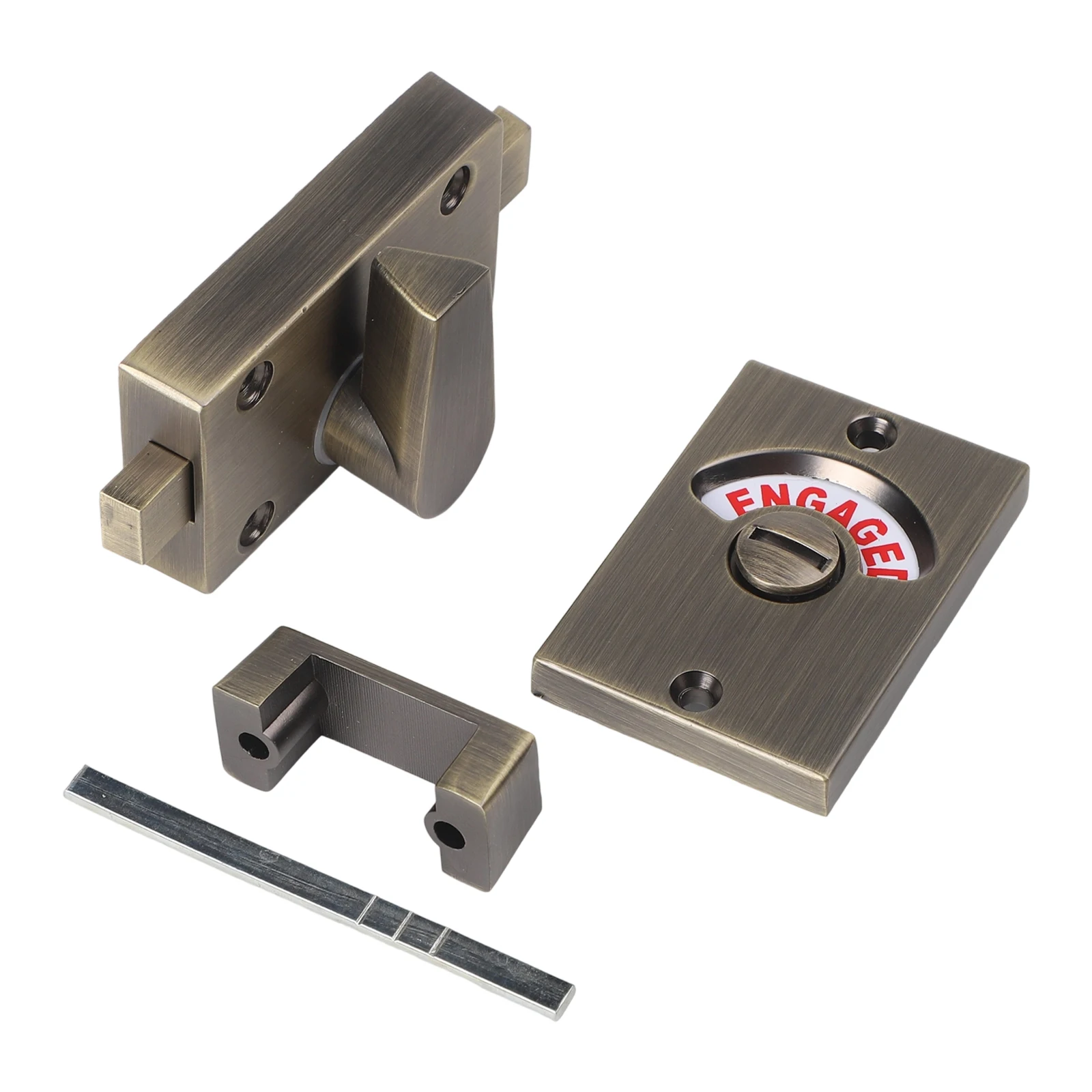 Toilets For Bathroom Showers Indicator Lock Indicator Bolt WC Door Lock Zinc Alloy Anti-prying Anti-theft Bronze