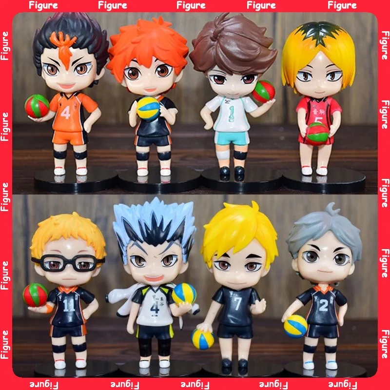 

Anime Haikyu!! Kenma Kozume Shoyo Hinata Figure Kotaru Bokuto Yu Nishinoya Figurine PVC Model Ornamental Doll Toys Gifts