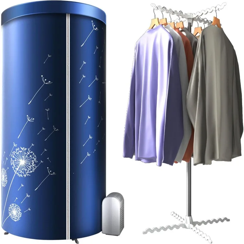 ortable Dryer, 46Inch -1000W Portable Clothes Dryer, Travel Portable Dryer Machine for Clothes with Timer