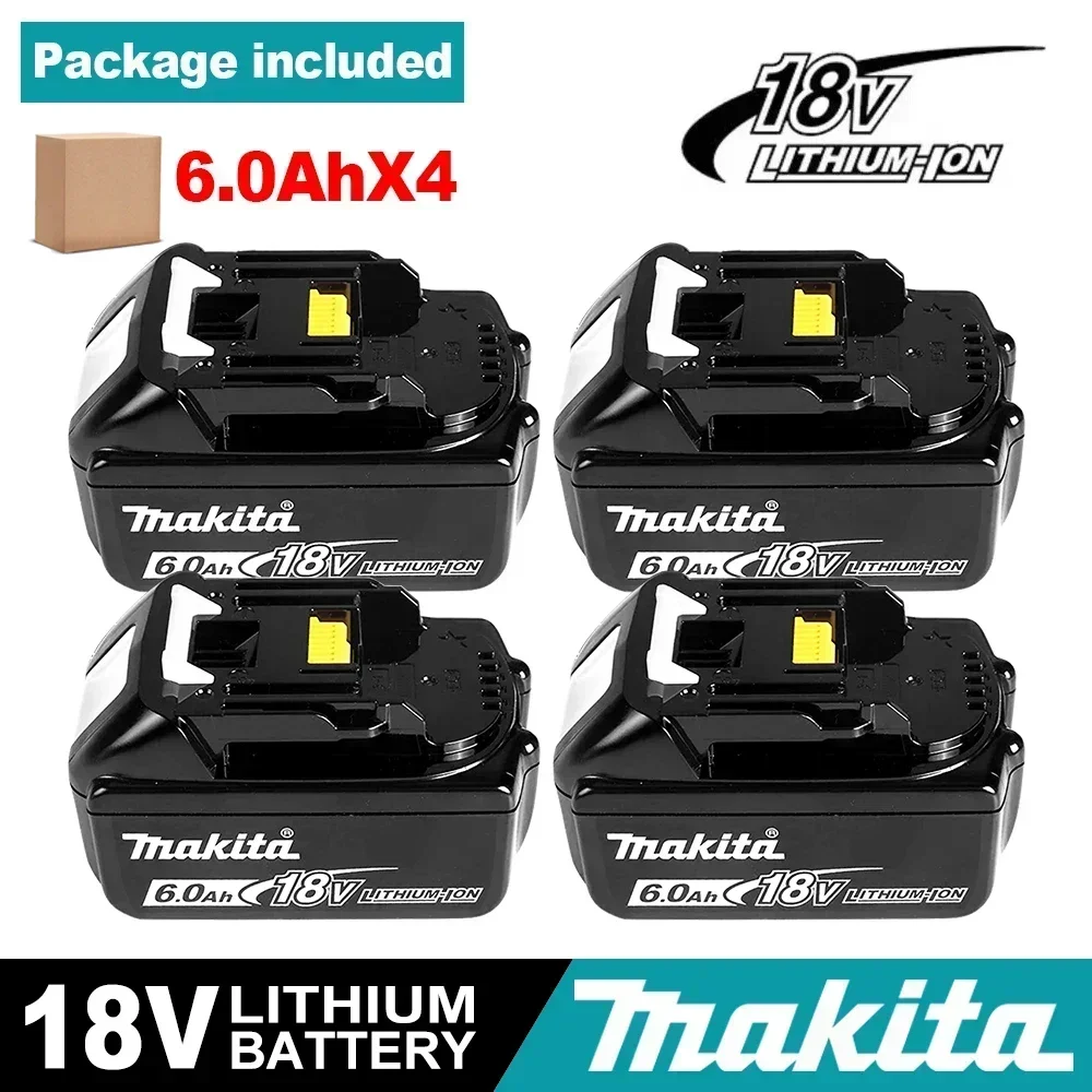 BL1850 voor Makita 18v 6ah Originele Batterij Bl1830 Bl1860 Bl1850B Gereedschapsbatterijen Compatibel voor Makita 18 Volt Draadloze Grinder