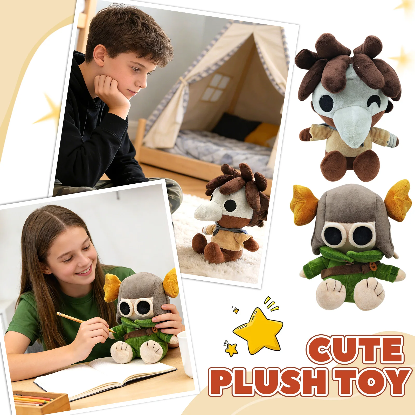 

Plush Doll Toy Gift Cartoon Children'S Rag Doll Children'S Gift Pillow