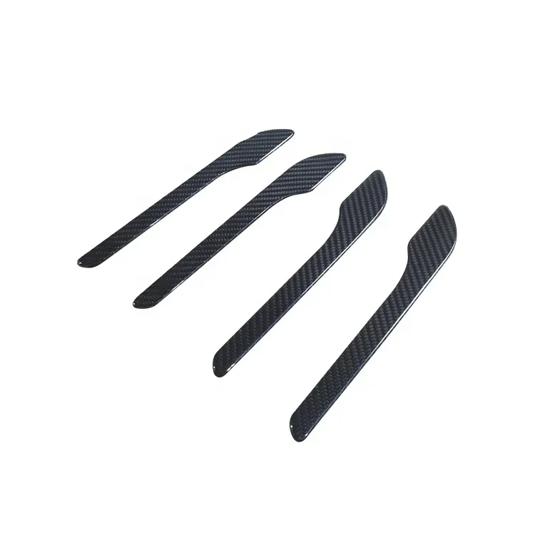 

For Tesla Model 3 2017-2020 Door Handle Protector Gloss Dry Carbon Fiber Door Handle Cover Accessories