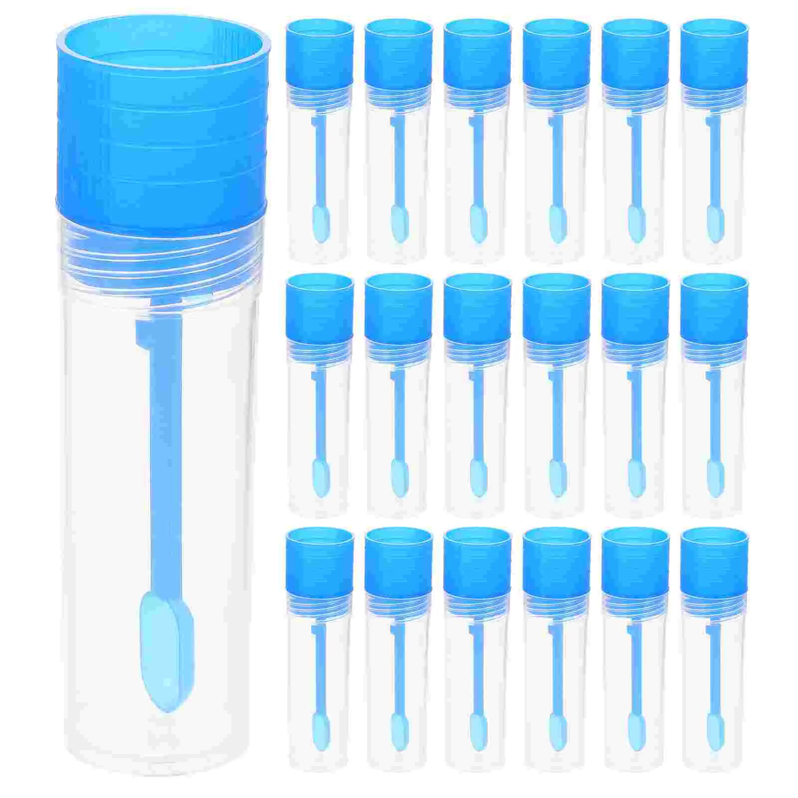 

30pcs Sample Cups Stool Specimen Containers Fecal Collection Cups Test Containers with Lid 20ml urine collection container