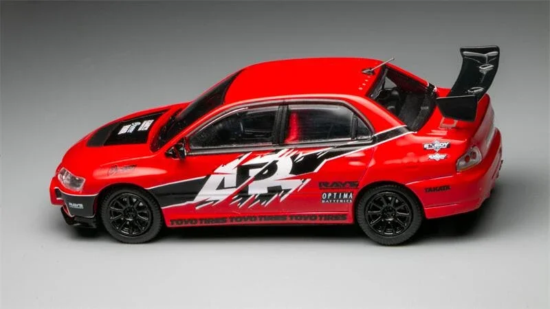 Модель автомобиля из литая под давлением Speed GT 1:64 Lancer IX Fast Furious Red limited800