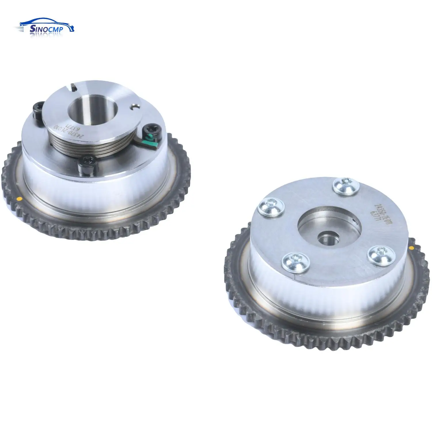 

Exhaust Intake VVT Timing Camshaft Gear Sprocket For 2013-2014 Hyundai Elantra GT 1.8L 2.0L 1797CC 1999CC l4 GAS DOHC Naturally