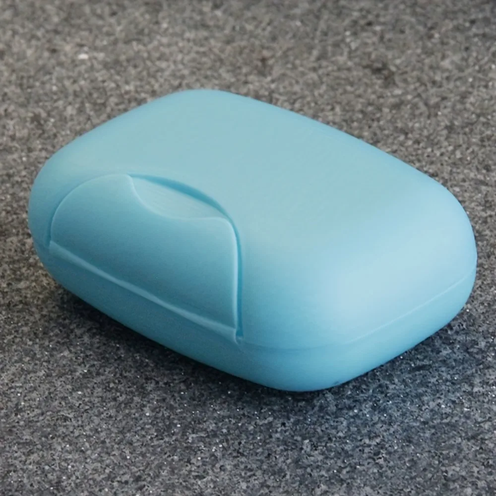 Leakproof Travel Soap Box with Lid - Waterproof Portable Plastic Soap Holder for Bathroom and Shower Essentials