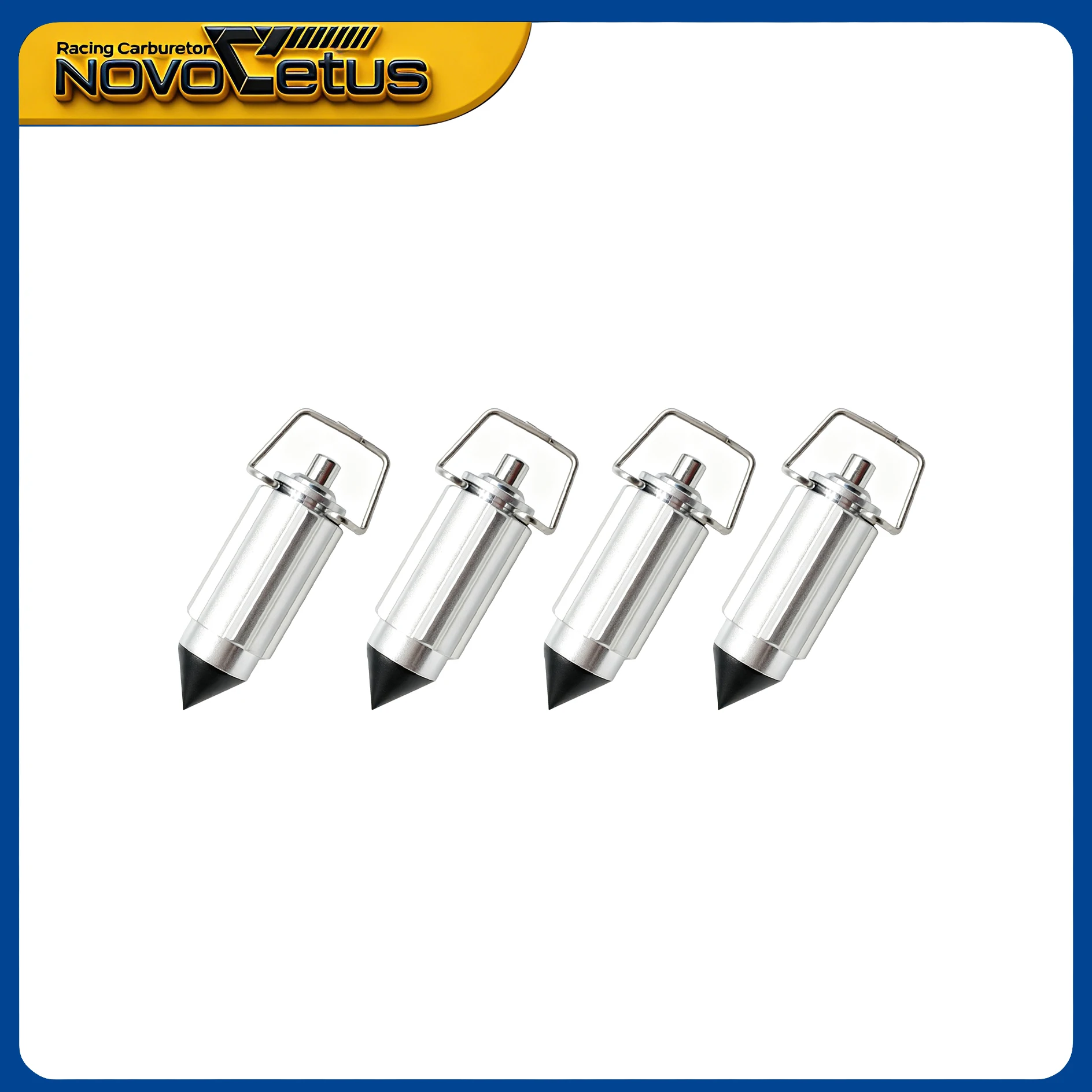 

[NovoCetus] 4 Pack Carburetor Float Needle for Honda Kawasaki Suzuki Yamaha Motorcycle