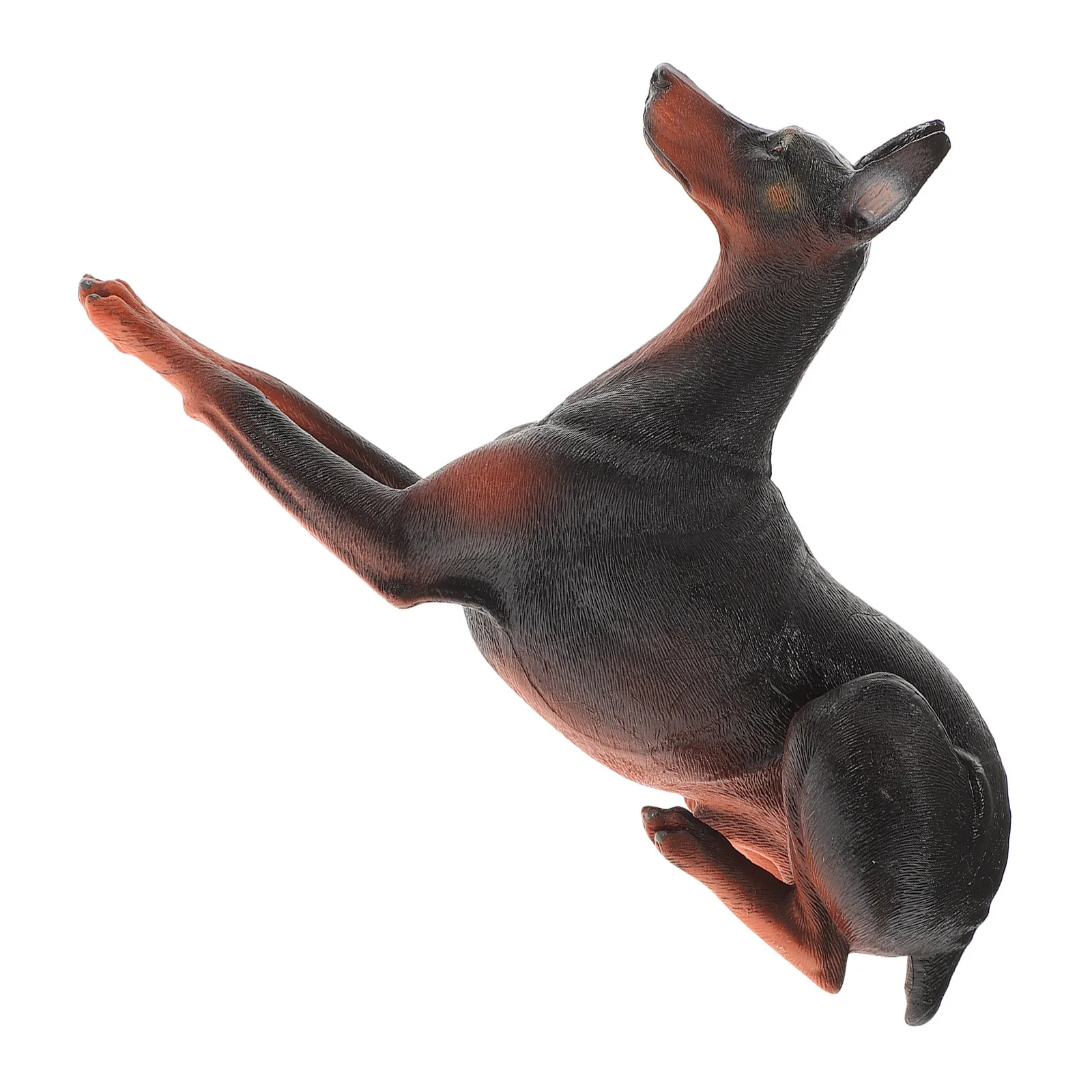 Premium Mini Dog Statue Desktop Decor for Kids Room Bookshelf Desk Home Office Patio Terrarium Succulent Display Educational