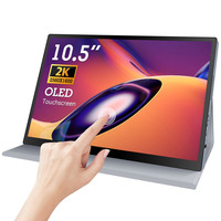 2K OLED 10.5″ Portable Monitor Touchscreen 2560x1600 High-end Portable Screen 100% DCI-P3 1MS for Laptop Phone PS4 Xbox Switch