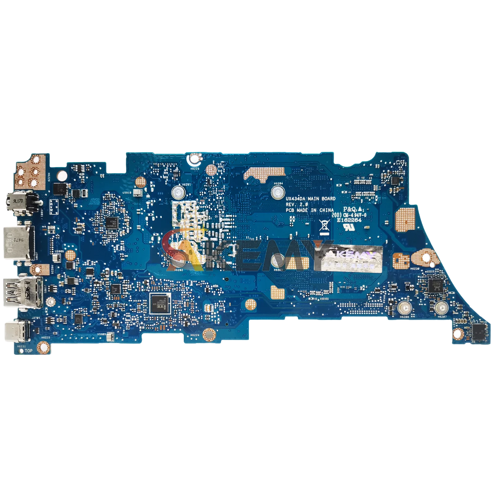 UX434DA Scheda Madre Del Computer Portatile Per ASUS ZenBook UX434DA UX434D UM433DA Scheda Madre Del Notebook Con R3 R5 R7 CPU 100% test OK nave veloce