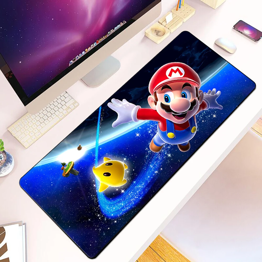 

Game Bros Super Marios Mousepad HD Printing Computer Gamers Locking Edge Non-slip Mouse Pad XXL90x40cm Keyboard PC Desk Pad