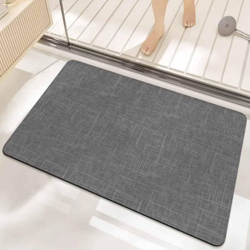 

Bathroom Diatom Mud Floor Mat - Super Absorbent Ultra Quick-Drying Carpets with Modern Simple Style Anti-Slip Rug for Bathroom