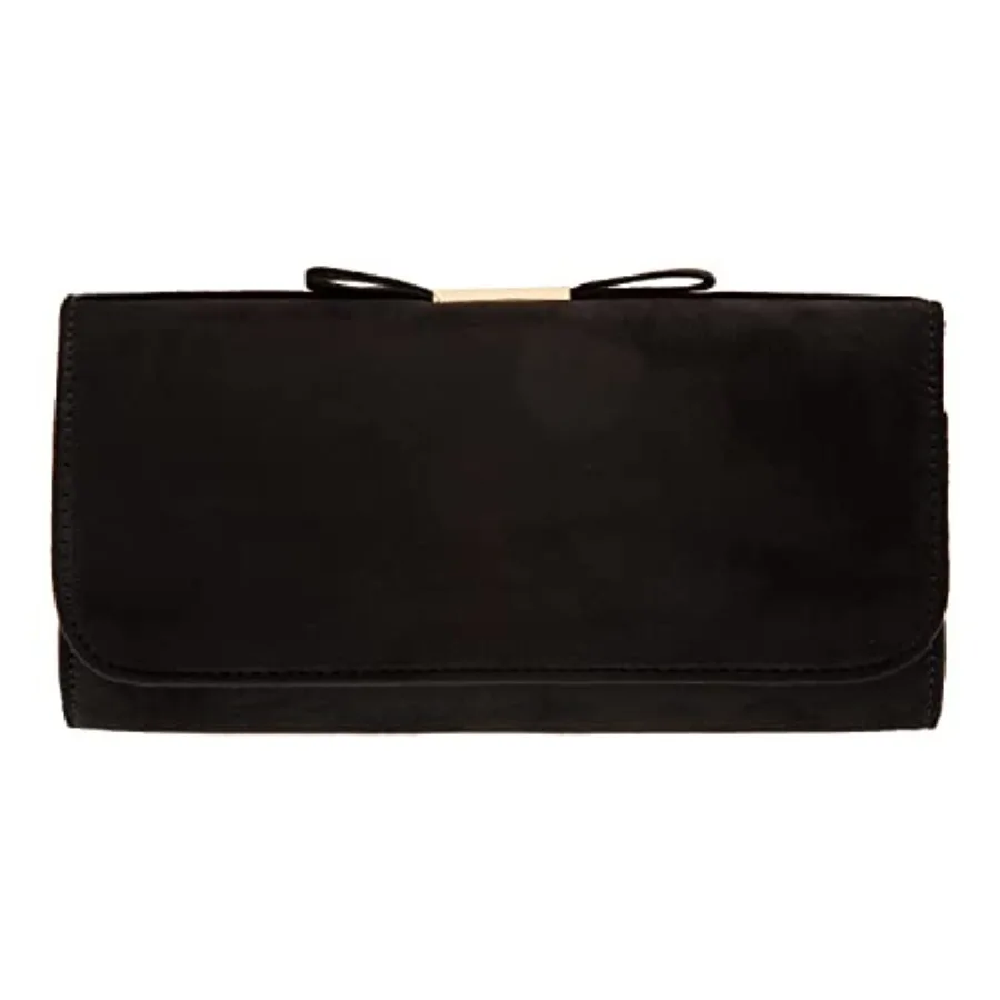 JNB Faux Microsuede Envelope Clutch