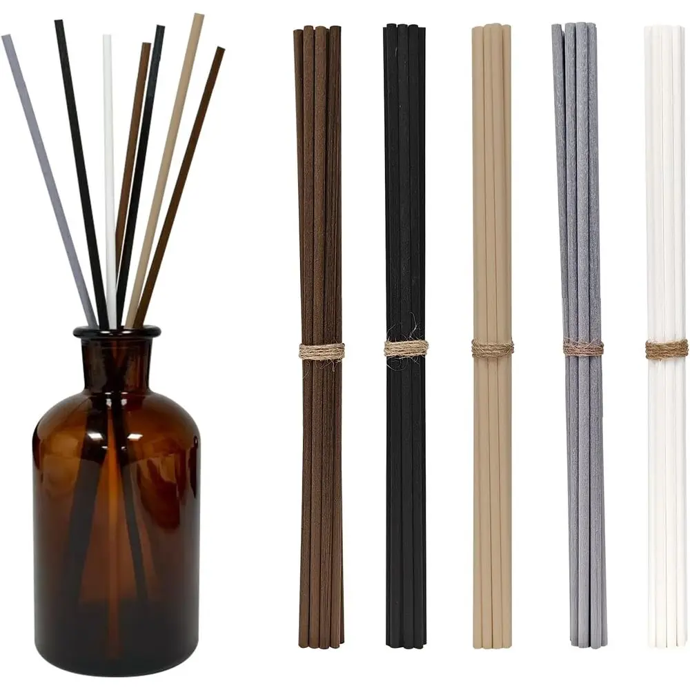 5 Mixed 10inch Diffuser Replacement Sticks - 60Pcs Reed Fragrance Sticks for Home and Bathroom - Essential Oil Sticks or Scented