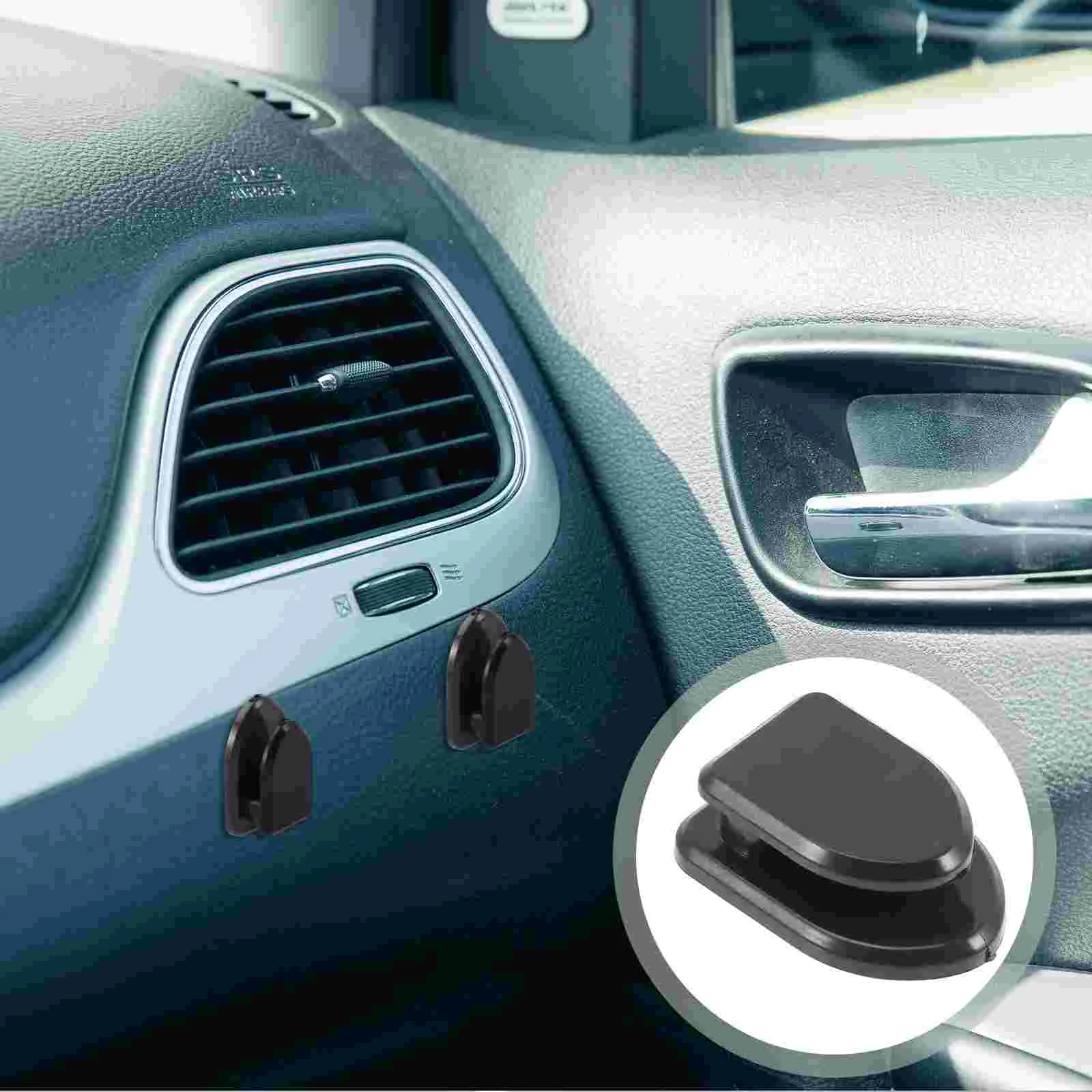 

15pcs Car Hooks Self-Adhesive Hanging Hooks Multifunctional Storage Hooks Car Hooks for Mask Car Storage Hooks